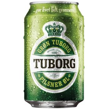 TUBORG Grøn Tuborg 0,33cl inkl. A-pant (3150*24)