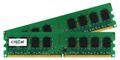 CRUCIAL DDR2 PC6400 4GB KIT CL6 Kit w/two matched DDR2 PC6400 2GB CL6