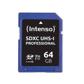 INTENSO SDXC-Card 64GB, Professional,  F-FEEDS (3431490)