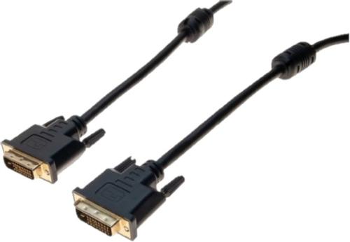 EXC DVI-D Dual Link cord MM | DVI-D - DVI-D | Max 2560x1600 | Svart | 2m (EXC127503)