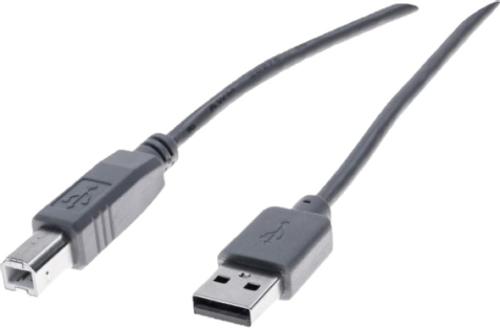 EXC USB 2.0 A/B entry-lev cord | USB-A - USB-B | 2.0 | 1.8m | Grey (EXC532408)