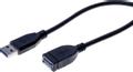 EXC Usb 3.0 a/a entry-level extension cord | USB-A - USB-A | 3.0 | 2m | Black