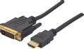 EXC Evoko HDMI to DVI Cable | HDMI - DVI-D | Max 1920x1080 | Black | 2m