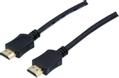 EXC High Speed HDMI cord with Ethernet+gold | HDMI - HDMI | Max 4096x2160 24Hz | Sort | 3m