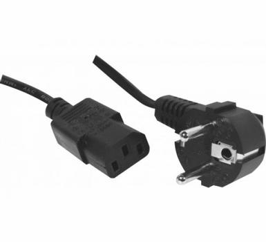EXC | Powercord | CEE 7/7 - IEC C13 | 5m | Black (EXC808030)