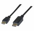 EXC Displayport 1.2 to hdmi 1.4 cord | DisplayPort - HDMI | Max 3840x2160 | Svart | 2m
