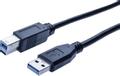 EXC USB3.0 cord A/B | USB-A - USB-B | 3.0 | 3m | Black