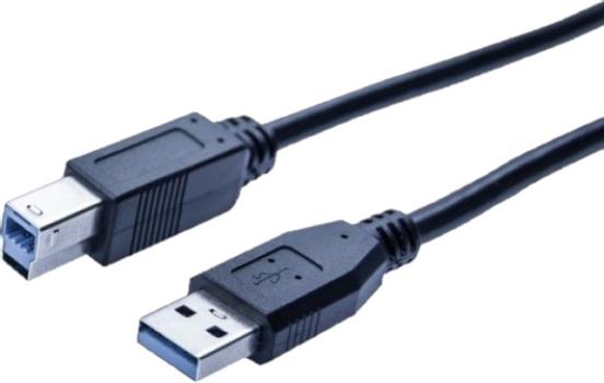 EXC USB3.0 cord A/B | USB-A - USB-B | 3.0 | 3m | Svart (EXC352468)