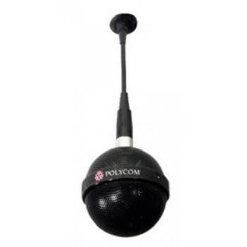 POLY CEILING MIC BLACK EXT . ACCS (2200-23810-001)