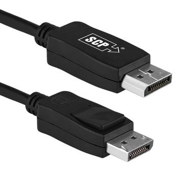 SCP DP14-1M | DP 1.4 | DisplayPort - DisplayPort | Max 7680x4320 60Hz | Svart | 1m (DP14-1M)