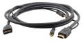 KRAMER C-MHMA/MHMA | Flexible W/Audio | HDMI - HDMI | Max 3840x2160 60Hz 4:2:0 | Svart | 7,6m