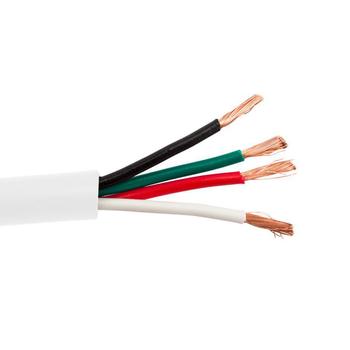 SCP 16/ 4OFC-HD-WT-D - 1,31mm² 4-Conductor,  In/ Outdoor Pro grade HD Speaker Cable, 152m box, White (16/4OFC-HD-WT-D)
