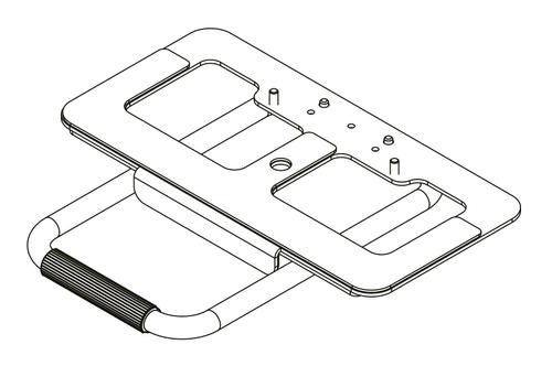 KRAMER K-Bar Camera Bracket for soundbar, easy install (60-1000499)