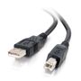 C2G G 3.3ft USB A to USB B Cable - USB A to B Cable - USB 2.0 - Black - M/M - USB cable - USB (M) to USB Type B (M) - USB 2.0 - 1 m - black