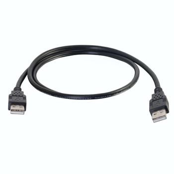 C2G 1m USB 2.0 A MALE/A MALE CBL BLK (28105)