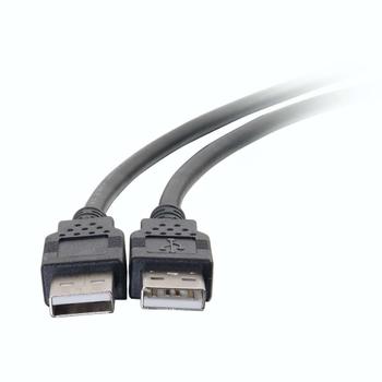C2G 1m USB 2.0 A MALE/A MALE CBL BLK (28105)