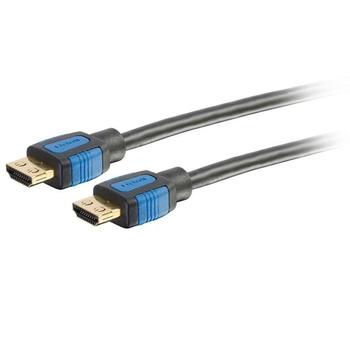 C2G G 3ft 4K HDMI Cable with Ethernet and Gripping Connectors - M/M - HDMI cable with Ethernet - HDMI male to HDMI male - 91.4 cm - double shielded - black - 4K support (29675)