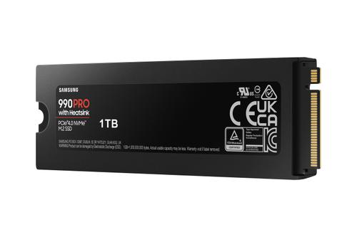 SAMSUNG 990 Pro M.2 NVMe 1TB+heatsink (MZ-V9P1T0GW)