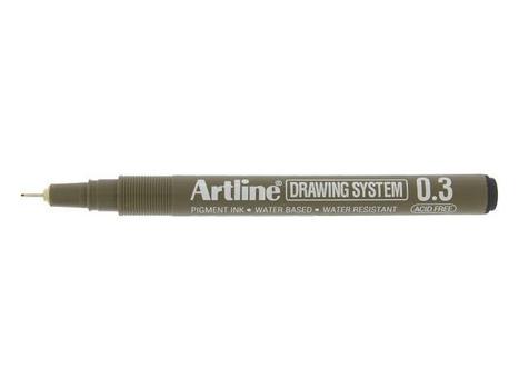 ARTLINE Drawing System 0.3 sort (EK-233 black*12)