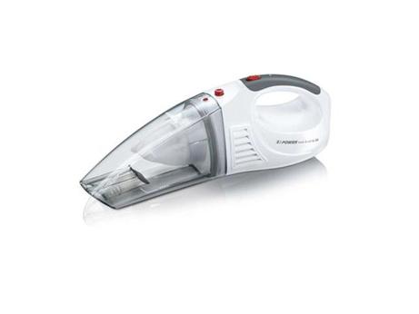 SEVERIN S'POWER home & car Li 20 HV 7144 Støvsuger Håndmodel 0.2liter Snehvid/ granatrød (HV 7144)