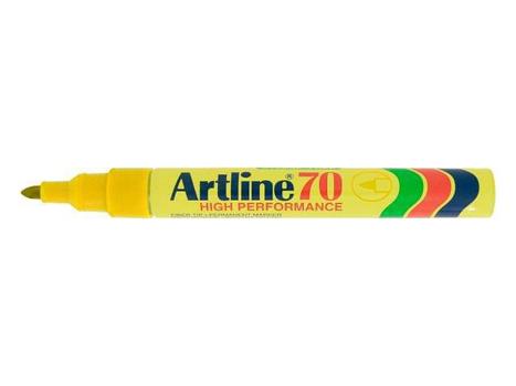 ARTLINE Marker Artline 70 Permanent 1.5 gul (EK-70  yellow*12)
