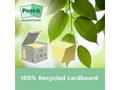 POST-IT Super Sticky Recycled notesblok 76x76mm gul 4stk