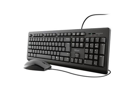 TRUST TKM-250 Wired Keyboard And Mouse Set USB (24461)