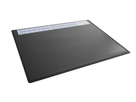 DURABLE skriveunderlag PP Sort 50x65 cm m/ dækplade (722301)
