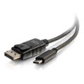 C2G 6ft USB-C to DisplayPort Cable Black