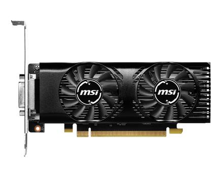 MSI GeForce GTX1630 4GT LP OC GDDR6 1xDP 1.4 1xHDMI 2.0b 1xDVI-D (GEFORCE GTX 1630 4GT LP OC)