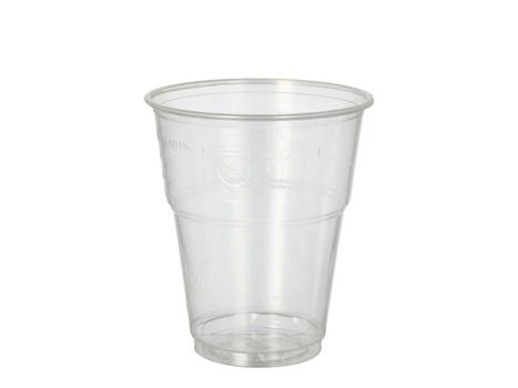 PAPSTAR Plastglass PURE PLA 30cl (25) (81188)