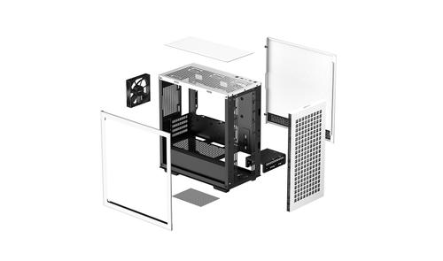 DeepCool CH370 Micro ATX Case, White (R-CH370-WHNAM1-G-1)