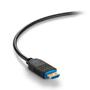 C2G 35ft (10.7m) Performance Series High Speed HDMI Active Optical Cable (AOC) - 4K 60Hz Plenum Rated - High Speed - HDMI-kabel - HDMI hane till HDMI, 24 pin USB-C - 10.7 m - svart - plenum, Active Optica