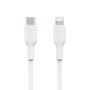 BELKIN BOOST CHARGE LIGHTNING TO USB-C CABLE 2M WHITE CABL (CAA003BT2MWH)