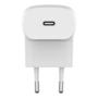 BELKIN 20W USB-C PD PPS WALL CHARGER WHITE W/1 (WCA006VF1MWH-B5)