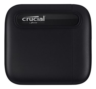 CRUCIAL l X6 - SSD - 500 GB - external (portable) - USB 3.2 Gen 2 (USB-C connector) (CT500X6SSD9)