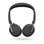 JABRA a Evolve2 65 Flex UC Stereo - Headset - on-ear - Bluetooth - wireless - active noise cancelling - USB-A - black - Optimised for UC (26699-989-999)