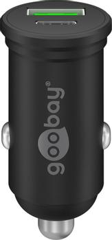 Goobay Dual-USB Car Fast Charger USB-Câ?¢ PD (Power Delivery) (45 W)<br>45 W (12/24 V), suitable for devi... (61739)