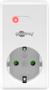 Goobay Remote Controlled Wall Socket 1100W - White