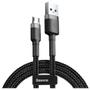 BASEUS Cafule USB-A to Micro-USB Cable 2m - Black / Grey