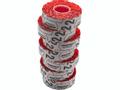 METO Etiket Meto UTC 22x12mm neon rød lim 2 1500stk/rul