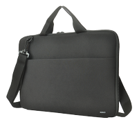 DELTACO Neoprene Laptop sleeve 13-14" handles, shoulder strap, black