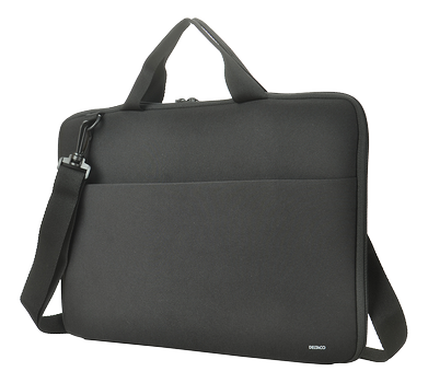 DELTACO Neoprene Laptop sleeve 13-14" handles, shoulder strap, black (NV-511)
