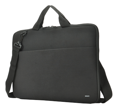 DELTACO Neoprene Laptop sleeve 15.6-16" handles, shoulder strap, black (NV-512)