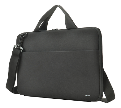 DELTACO Neoprene Laptop Sleeve 11,6-12" handles, shoulder strap, black (NV-510)