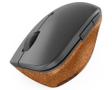 LENOVO o Go - Mouse - ergonomic - right-handed - blue optical - 6 buttons - wireless - 2.4 GHz - USB wireless receiver - grey, cork - retail (GY51C33980)