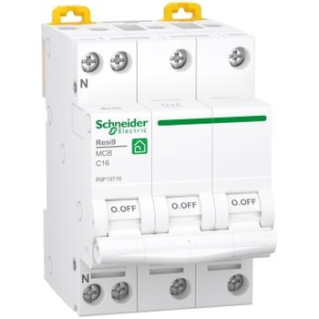 SCHNEIDER Resi9 Mcb Circuit Breaker 3P  (R9P19716)