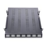 StarTech Server Rack Shelf - 1U - Adjustable Mount Depth - Heavy Duty - rack-hylle - 1U (ADJSHELFHDV)