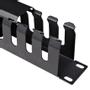 STARTECH 1U Horizontal Finger Duct Rack Cable Management Panel with Cover (CMDUCT1UX)
