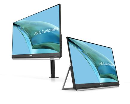ASUS LCD ASUS 23.8"" MB249C ZenScreen Portable USB-C Monitor 1920x1080p IPS carrying handle/ kickstand (90LM0865-B01170)